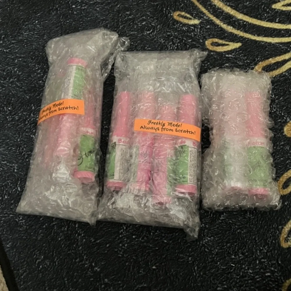 Handmade Lip Balm bundle x9, Natural Ingredients, New unused, clean beauty - Picture 4 of 4